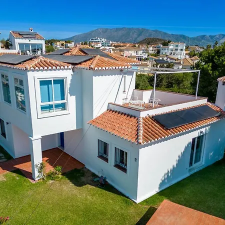 Lets In The Sun Blue Mijas Willa Malaga
